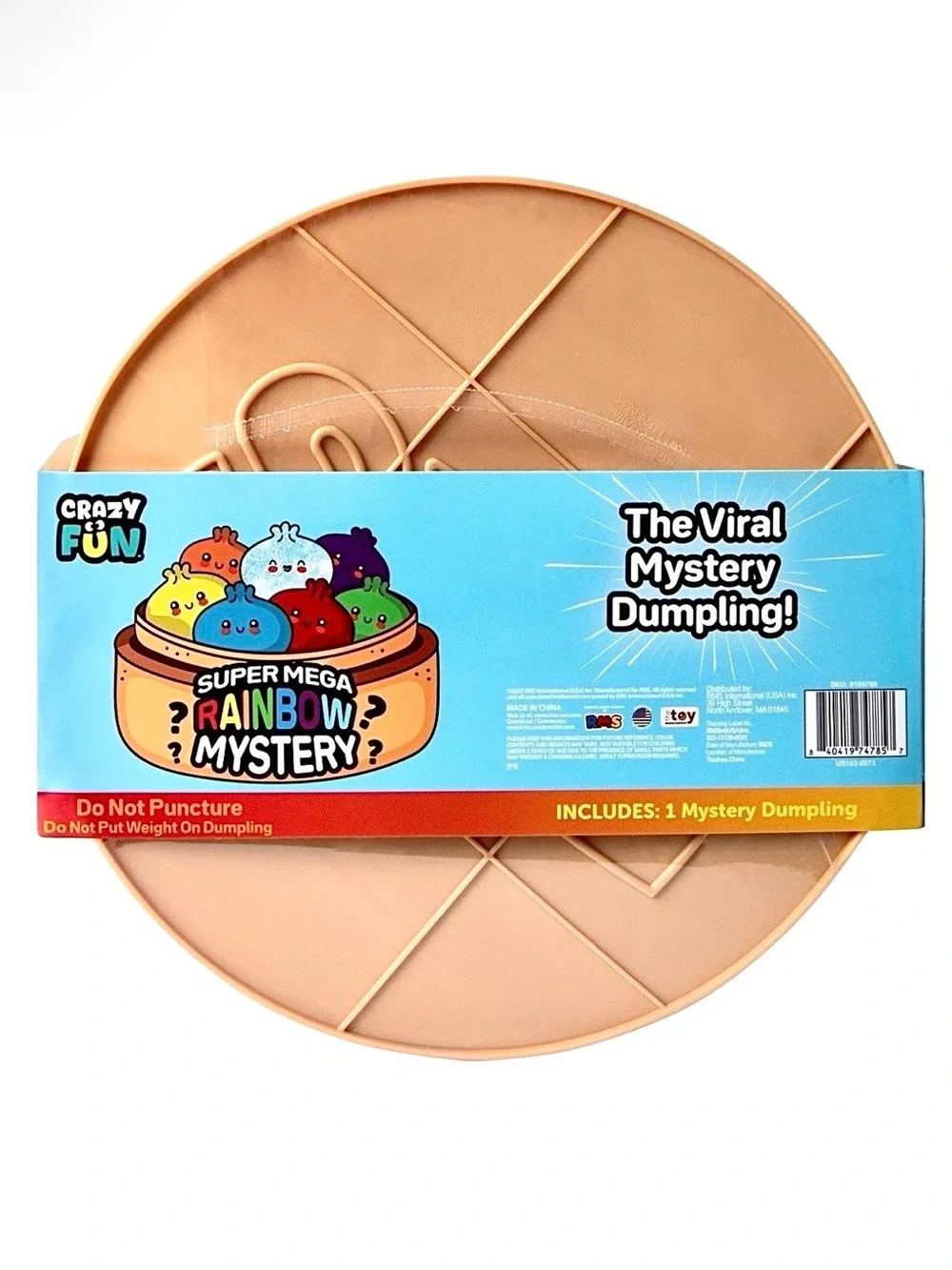 NWT (8 lbs) RMS Super Mega Rainbow Glitter Mystery Dumpling